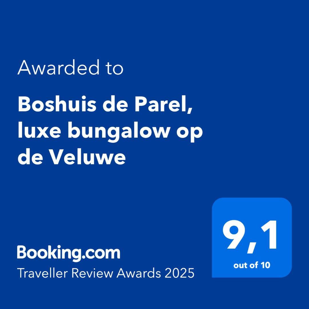 Luxe Boshuisje Met Prive Wellness & Jacuzzi Op De Veluwe Ermelo Dış mekan fotoğraf