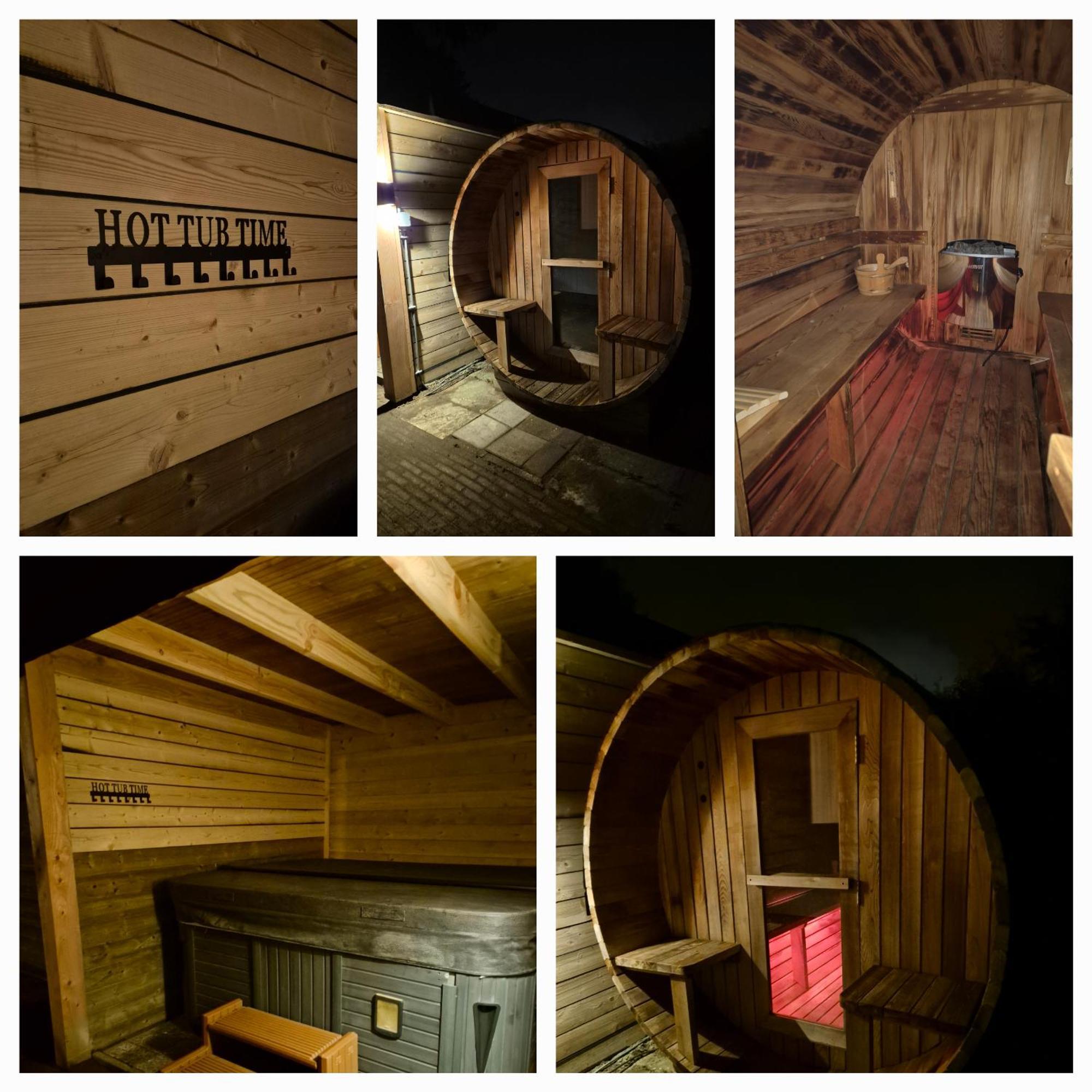 Luxe Boshuisje Met Prive Wellness & Jacuzzi Op De Veluwe Ermelo Dış mekan fotoğraf